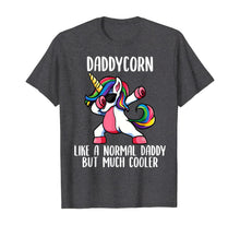 Load image into Gallery viewer, Mens Unicorn Daddy Girl Birthday Party Apparel, DaddyCorn Cute T-Shirt