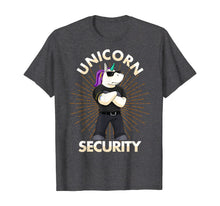 Load image into Gallery viewer, Unicorn Security Birthday Mens Boys Dad Gift T-Shirt