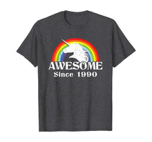 Load image into Gallery viewer, Rainbow Unicorn 30th birthday gift 30 Birthday T-Shirt