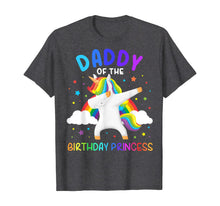 Load image into Gallery viewer, Unicorn Daddy, Cute Fantasy Tee for Family Birthday Party T-Shirt