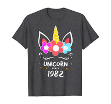 Load image into Gallery viewer, 37th Womens 1982 Unicorn Birthday Shirt