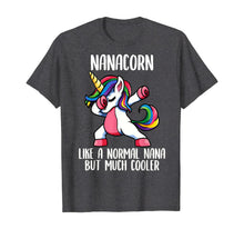 Load image into Gallery viewer, Unicorn Nana Girl Birthday Party Apparel, NanaCorn Cute T-Shirt