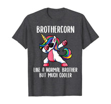 Load image into Gallery viewer, Unicorn Brother Girl Birthday Party Apparel BrotherCorn Cute T-Shirt