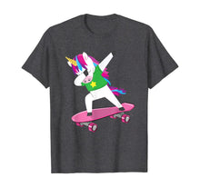 Load image into Gallery viewer, Dabbing Unicorn Birthday Skating Party Perfect Gift T-Shirt