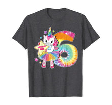 Load image into Gallery viewer, 6th Birthday Unicorn Shirt Gift for Girls Age 6 Tie Dye Tee T-Shirt