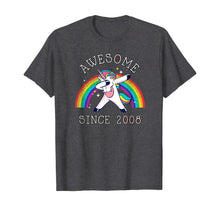 Load image into Gallery viewer, Dabbing Unicorn Birthday Girl Gifts 11 Years Old Since 2008 T-Shirt