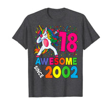 Load image into Gallery viewer, 18th Birthday Dabbing Unicorn Party Gift 18 Years Old Girl T-Shirt