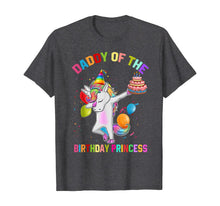 Load image into Gallery viewer, Mens Daddy of the Birthday Princess Unicorn Outfit T-Shirt