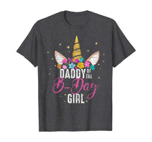 Load image into Gallery viewer, Daddy Of The B Day Girl Father Gifts Unicorn Birthday T-Shirt
