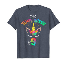 Load image into Gallery viewer, This Slime Queen Is 9-9th Birthday Girl Unicorn and Slime T-Shirt