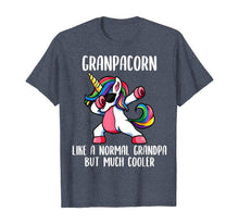 Load image into Gallery viewer, Mens Unicorn Grandpa Girl Birthday Party Apparel GrandpaCorn Cute T-Shirt