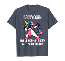 Load image into Gallery viewer, Mens Unicorn Daddy Girl Birthday Party Apparel, DaddyCorn Cute T-Shirt