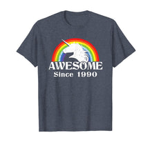 Load image into Gallery viewer, Rainbow Unicorn 30th birthday gift 30 Birthday T-Shirt