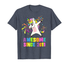 Load image into Gallery viewer, 9 Years Old 9th Birthday Awesome Since 2011 Unicorn T-Shirt