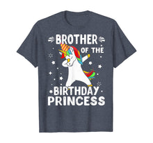 Load image into Gallery viewer, Dabbing Unicorn Brother Of The Birthday Princess Funny T-Shirt