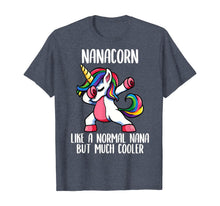 Load image into Gallery viewer, Unicorn Nana Girl Birthday Party Apparel, NanaCorn Cute T-Shirt