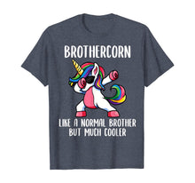 Load image into Gallery viewer, Unicorn Brother Girl Birthday Party Apparel BrotherCorn Cute T-Shirt