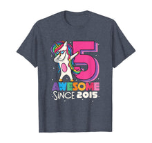 Load image into Gallery viewer, Unicorn Dabbing 5th Birthday Shirt Girls Bday Party Gift T-Shirt