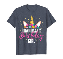 Load image into Gallery viewer, Grandma Of The Birthday Girl Grandma Gift Unicorn Birthday T-Shirt