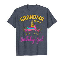 Load image into Gallery viewer, Grandma of the Unicorn Birthday Girl T-Shirt Matching Shirt