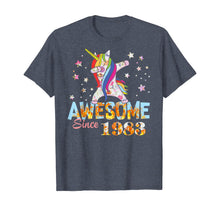 Load image into Gallery viewer, Dabbing Unicorn Awesome since 1983 36th Birthday Gift 36 yrs