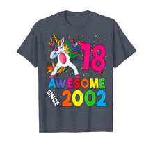Load image into Gallery viewer, 18th Birthday Dabbing Unicorn Party Gift 18 Years Old Girl T-Shirt