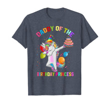 Load image into Gallery viewer, Mens Daddy of the Birthday Princess Unicorn Outfit T-Shirt