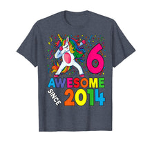 Load image into Gallery viewer, 6th Birthday Dabbing Unicorn Party Gift For 6 Years Old Girl T-Shirt