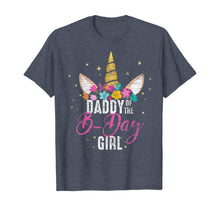 Load image into Gallery viewer, Daddy Of The B Day Girl Father Gifts Unicorn Birthday T-Shirt