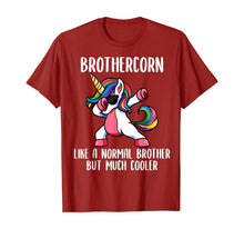 Load image into Gallery viewer, Unicorn Brother Girl Birthday Party Apparel BrotherCorn Cute T-Shirt