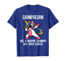 Load image into Gallery viewer, Mens Unicorn Grandpa Girl Birthday Party Apparel GrandpaCorn Cute T-Shirt