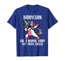 Load image into Gallery viewer, Mens Unicorn Daddy Girl Birthday Party Apparel, DaddyCorn Cute T-Shirt