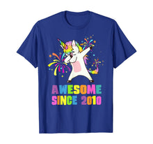Load image into Gallery viewer, 10 Years Old 10th Birthday Awesome Since 2010 Unicorn T-Shirt