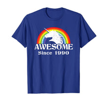 Load image into Gallery viewer, Rainbow Unicorn 30th birthday gift 30 Birthday T-Shirt