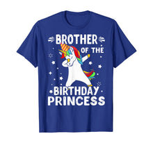 Load image into Gallery viewer, Dabbing Unicorn Brother Of The Birthday Princess Funny T-Shirt