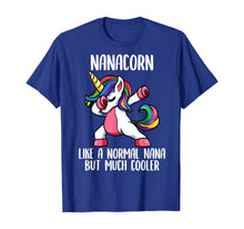 Load image into Gallery viewer, Unicorn Nana Girl Birthday Party Apparel, NanaCorn Cute T-Shirt