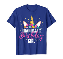 Load image into Gallery viewer, Grandma Of The Birthday Girl Grandma Gift Unicorn Birthday T-Shirt
