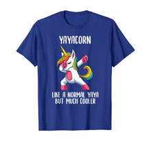 Load image into Gallery viewer, Unicorn Yaya Girl Birthday Party Apparel Greek YayaCorn Cute T-Shirt