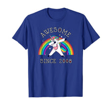 Load image into Gallery viewer, Dabbing Unicorn Birthday Girl Gifts 11 Years Old Since 2008 T-Shirt