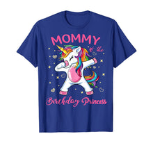 Load image into Gallery viewer, Mommy of the Birthday Princess Unicorn Outfit T-Shirt