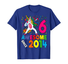 Load image into Gallery viewer, 6th Birthday Dabbing Unicorn Party Gift For 6 Years Old Girl T-Shirt