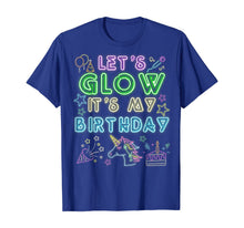 Load image into Gallery viewer, Let's Glow Party It's My Birthday Unicorn Gift T-Shirt