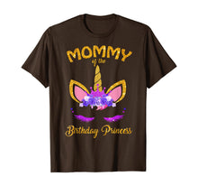 Load image into Gallery viewer, Mommy of The Unicorn Birthday Princess Matching Family T-Shirt