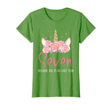 Load image into Gallery viewer, 7 Years Old Birthday Girl Gifts Unicorn 7th Birthday T-Shirt