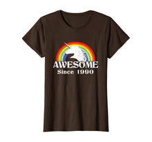 Load image into Gallery viewer, Rainbow Unicorn 30th birthday gift 30 Birthday T-Shirt