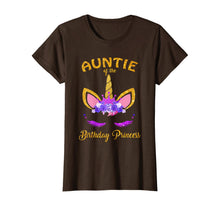 Load image into Gallery viewer, Auntie of the Birthday Princess Unicorn Girl T-Shirt