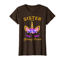 Load image into Gallery viewer, Sister Of The Birthday Princess Unicorn Family T Shirt