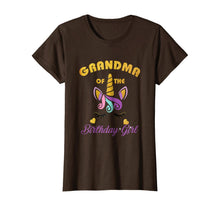 Load image into Gallery viewer, Grandma of the Unicorn Birthday Girl T-Shirt Family Gift Tee
