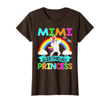 Load image into Gallery viewer, Mimi Of The Birthday Princess T-Shirt Dabbing Unicorn Gift T-Shirt
