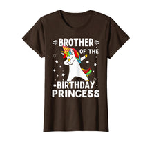 Load image into Gallery viewer, Dabbing Unicorn Brother Of The Birthday Princess Funny T-Shirt